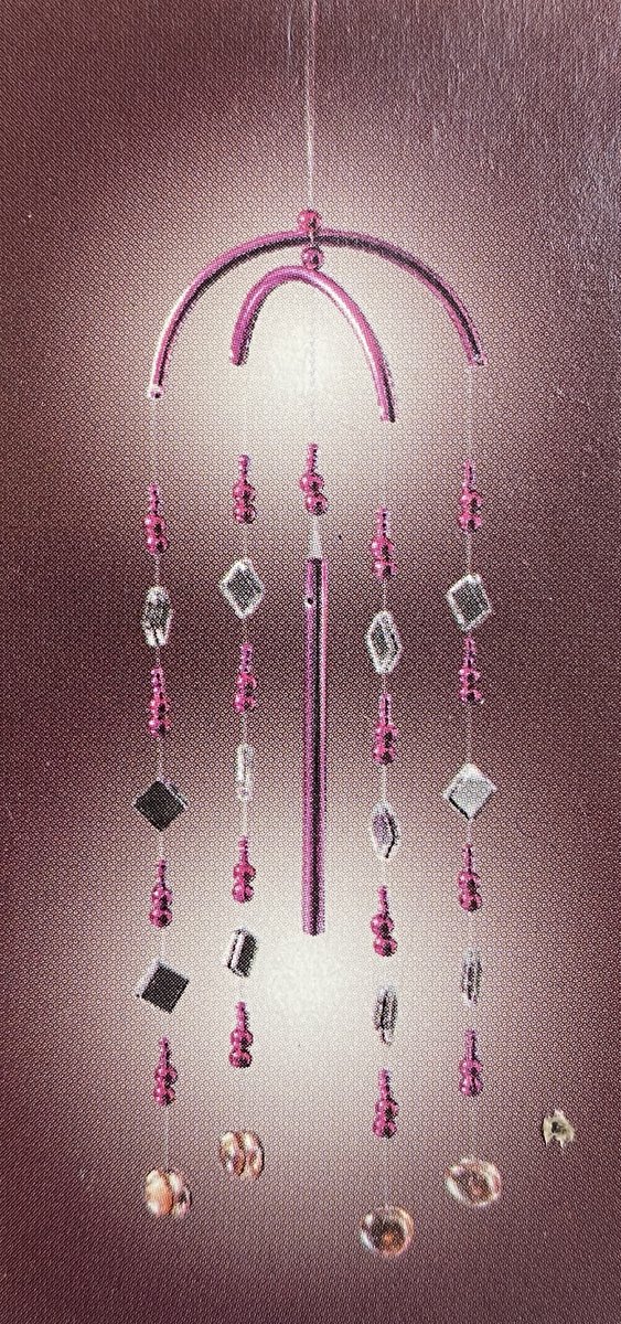 Evora windgong roze - windorgel - zonnevanger