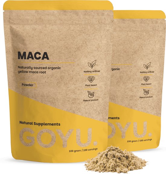 GOYU® - Maca Poeder Biologisch Combipack 200