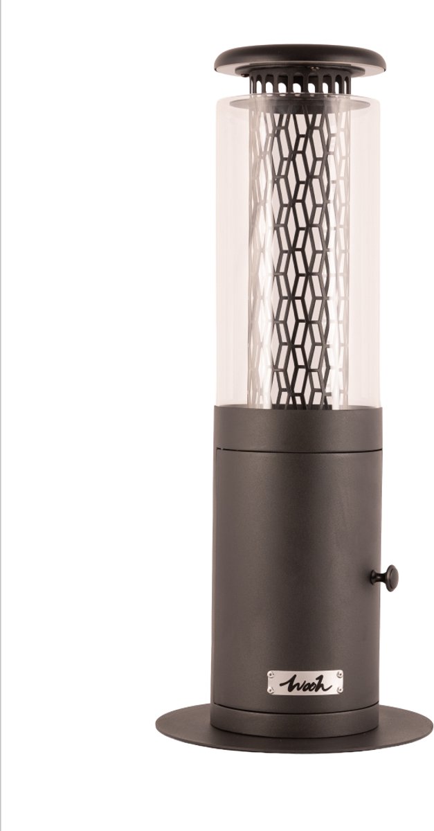 Wooh - Flux - Terrasverwarmer - Pelletbuitenkachel - 24 x 24 x 59 cm