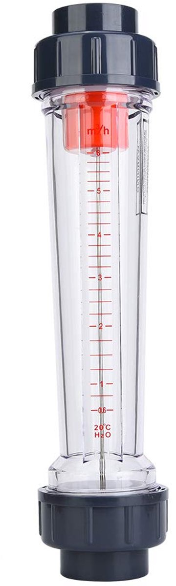 Liquid Flowmeter, 0.6-6 m³/H, ABS Pipe Type, High Precision, Water Flow Meter, Inner Diameter: 50mm - ShopVlot