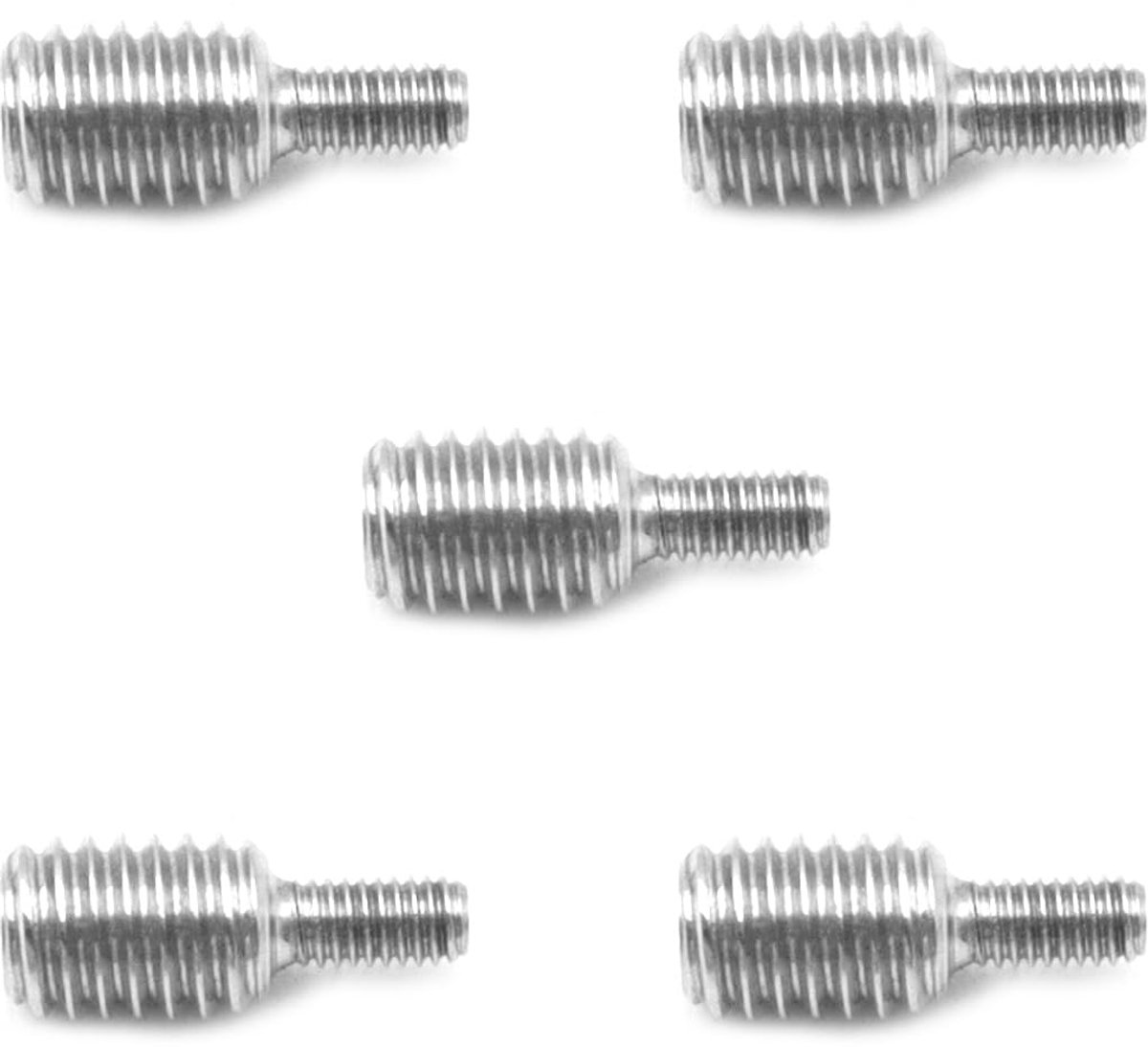 Pakket van 5 M3 × 6 aan M6 × 8 Dubbele Beëindigde Schroefdraad, 304 Roestvrij staaldraad Verminderingsbout, 14mm Lange Schakelaar van de Meubilairhardware