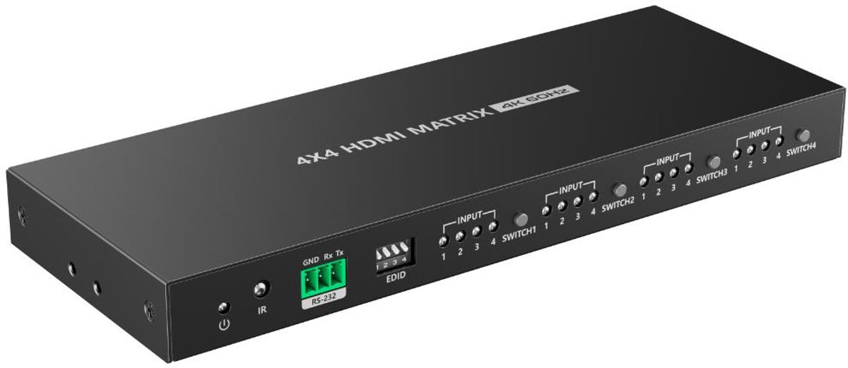 HDMI 4x4 matrix switch - Allteq