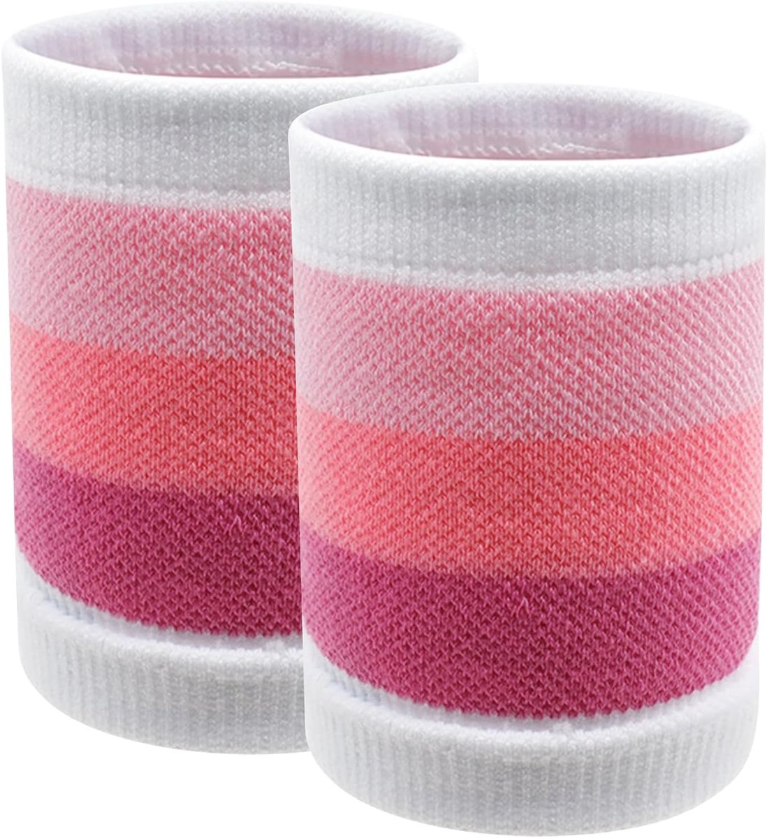 Sportarmband, elastisch, voor dames en heren, zacht, verdikt, voor basketbal, sportschool, fitness, gymnastiek, tennis, 2 stuks