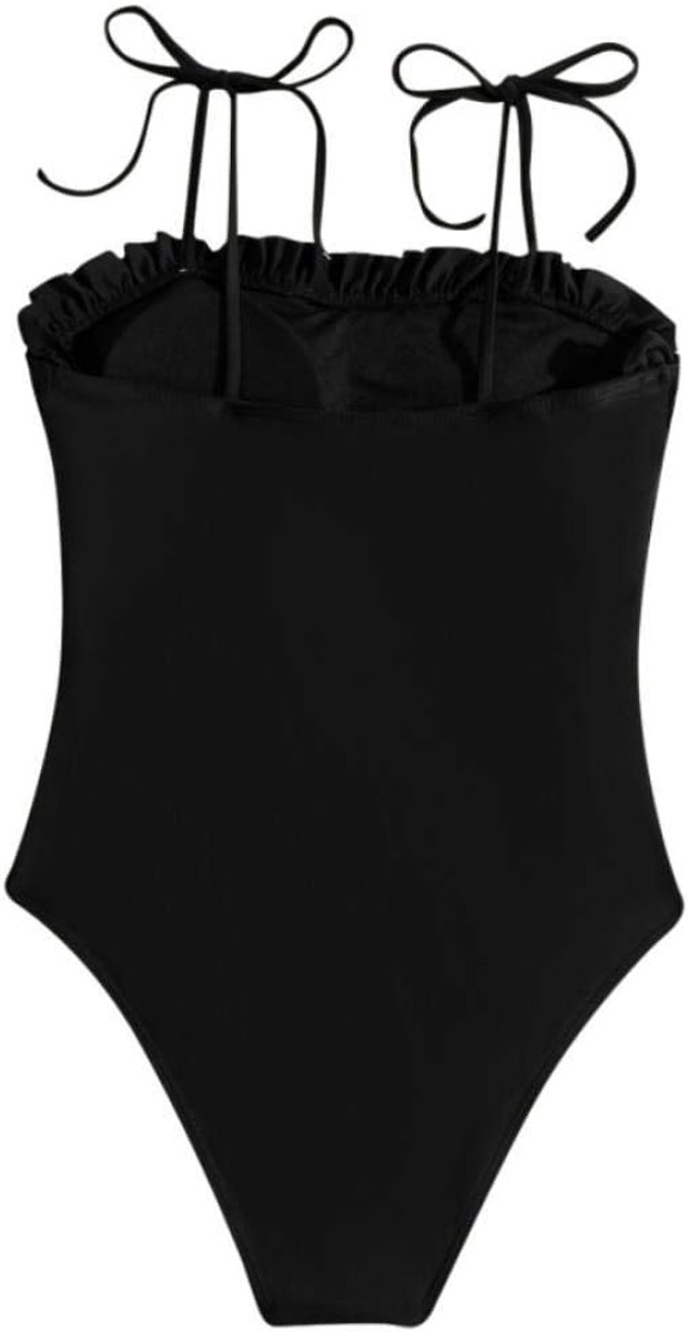 Dameskostuums Sexy Zwempak Voor Vrouwen Vrouwen Bladeren Print Bandage Bikini Badmode Badmode Swim Set