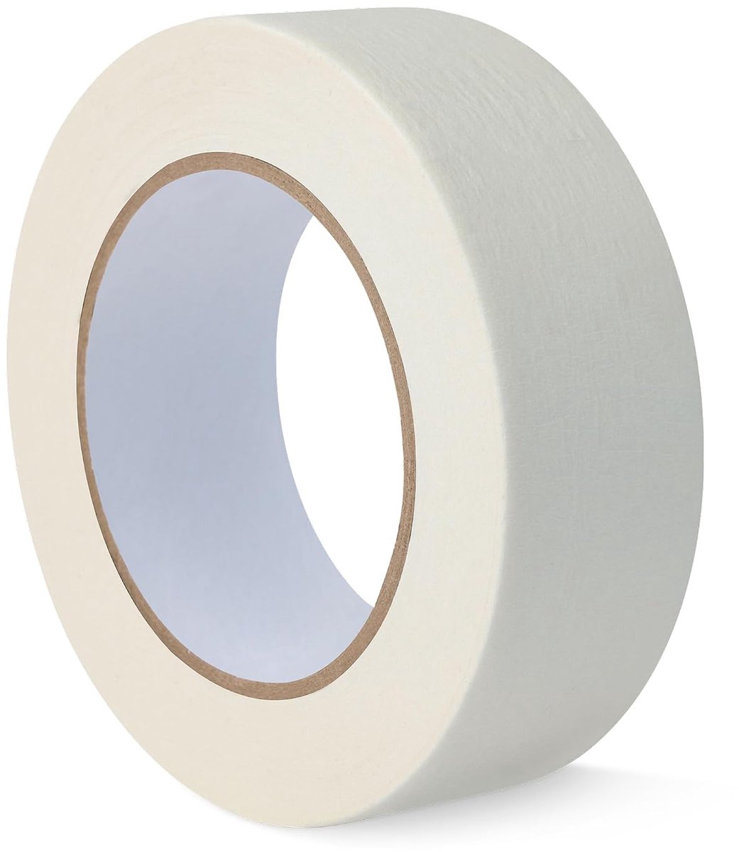 Originele maskeertape voor meerdere oppervlakken, schilderstape, 3,6 cm x 55 m, wit, 1 rol