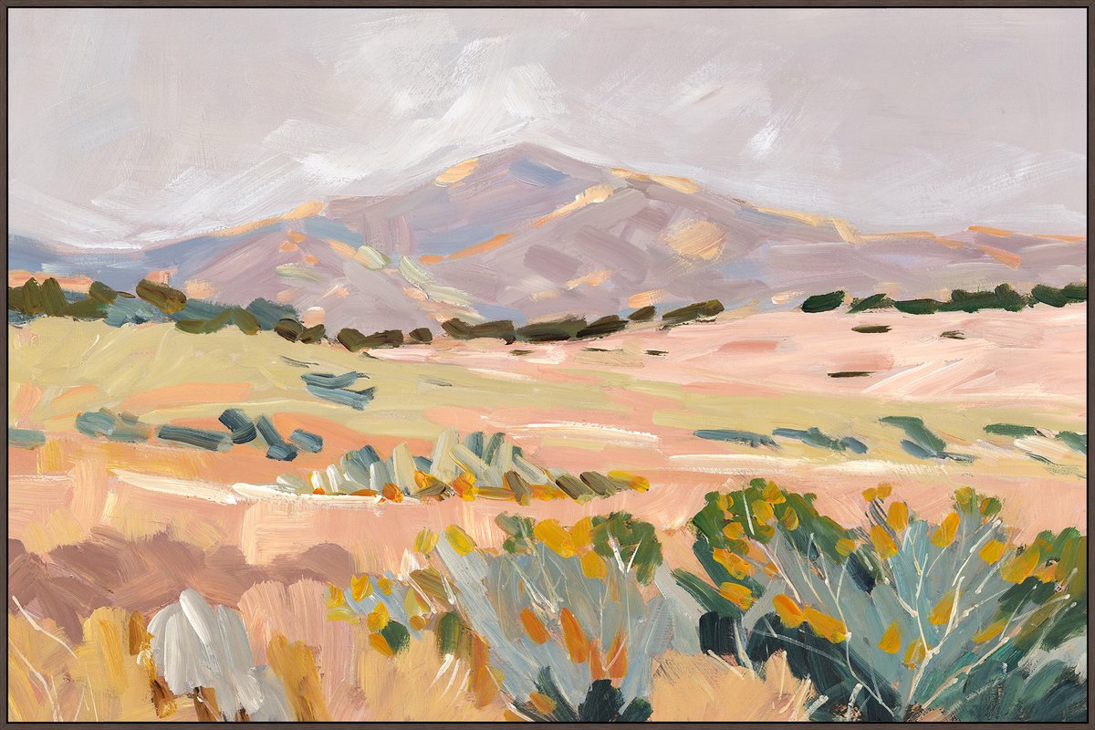 Schilderij met frame mountains