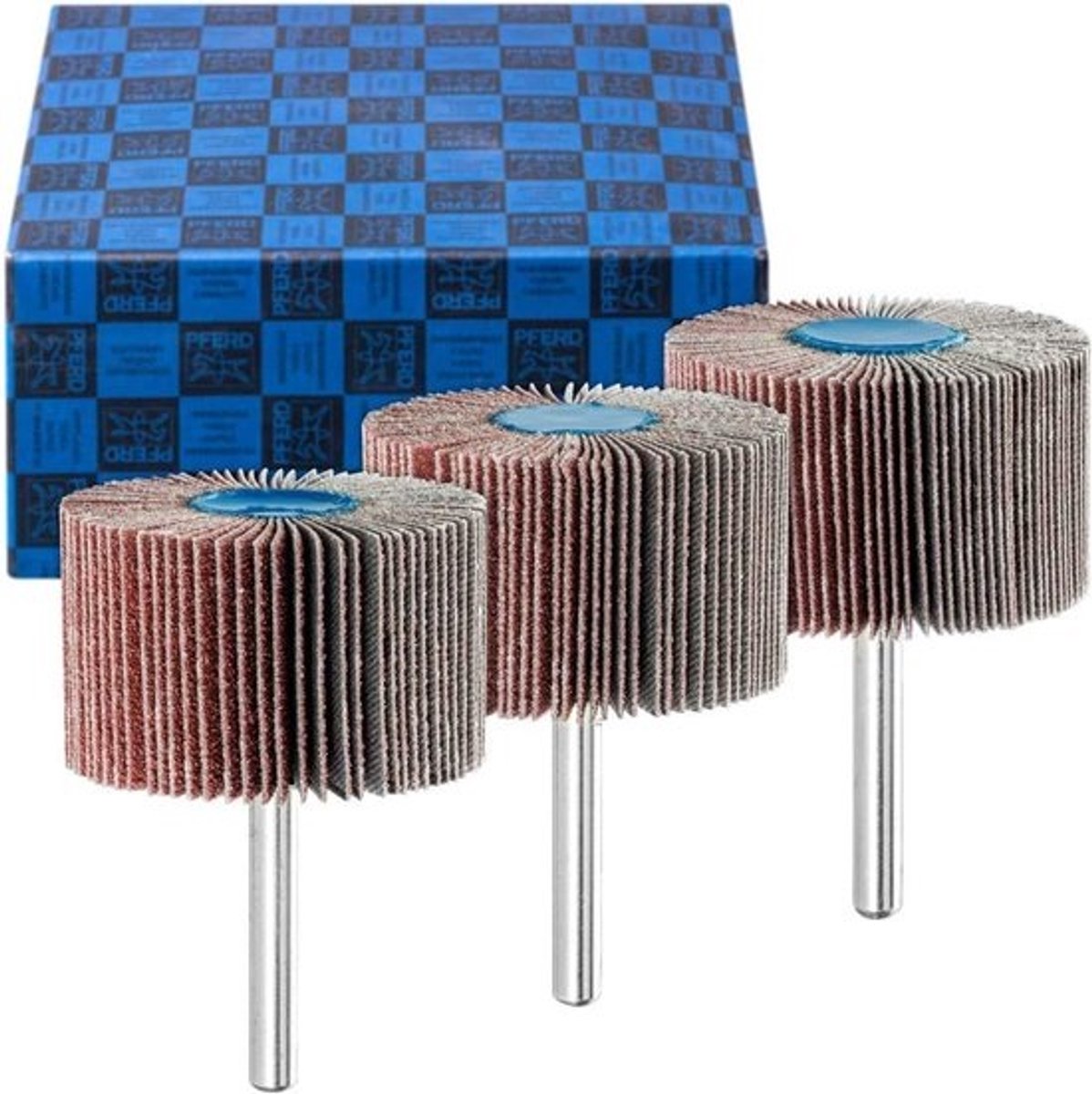 3-delige Waaierslijperset voor Fijn Slijpen en Afwerking | Korund Ø50x30mm | A60, A80, A120