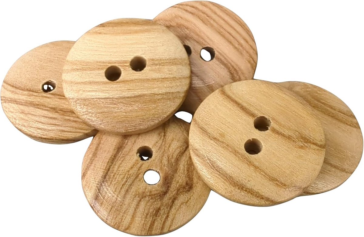 Knopen - 2 gaten - REVERSIBEL (10, 12, 15, 18, 20 en 25 mm) - Vervaardigd en verzonden vanuit SPANJE