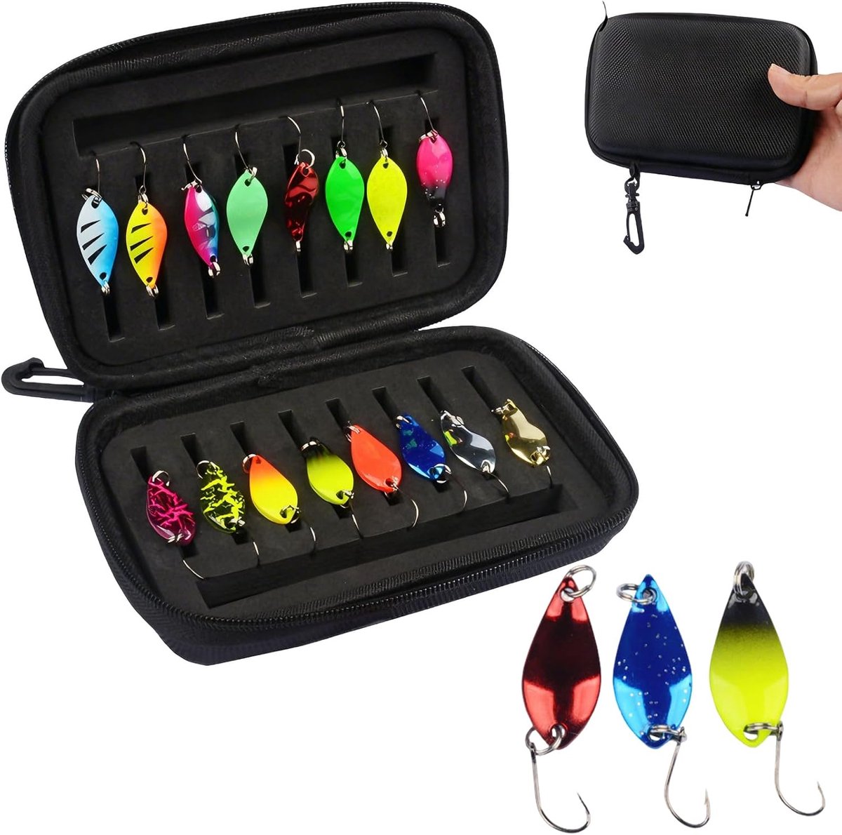 16 Stuks Forel Aas, Lokt Forel, voor Forel, Baars, Snoek, Snoekbaars