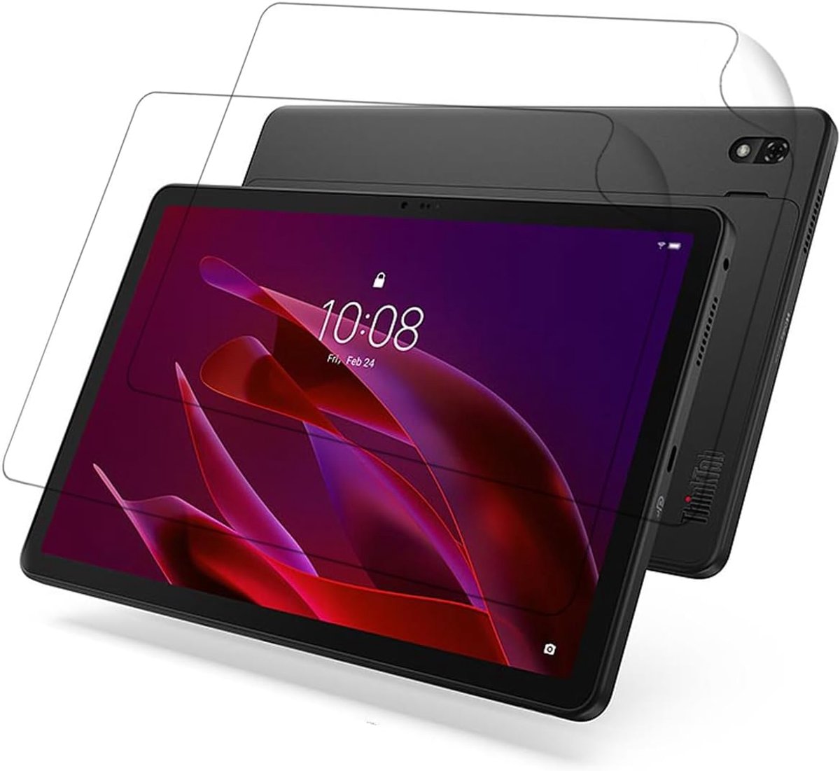 2 stuks papieren beschermfolie voor Lenovo ThinkTab X11 Gen 1 10,95 inch, transparante TPU-papierfolie, anti-reflecterend en krasbescherming, displaybeschermfolie voor tekenen, schrijven