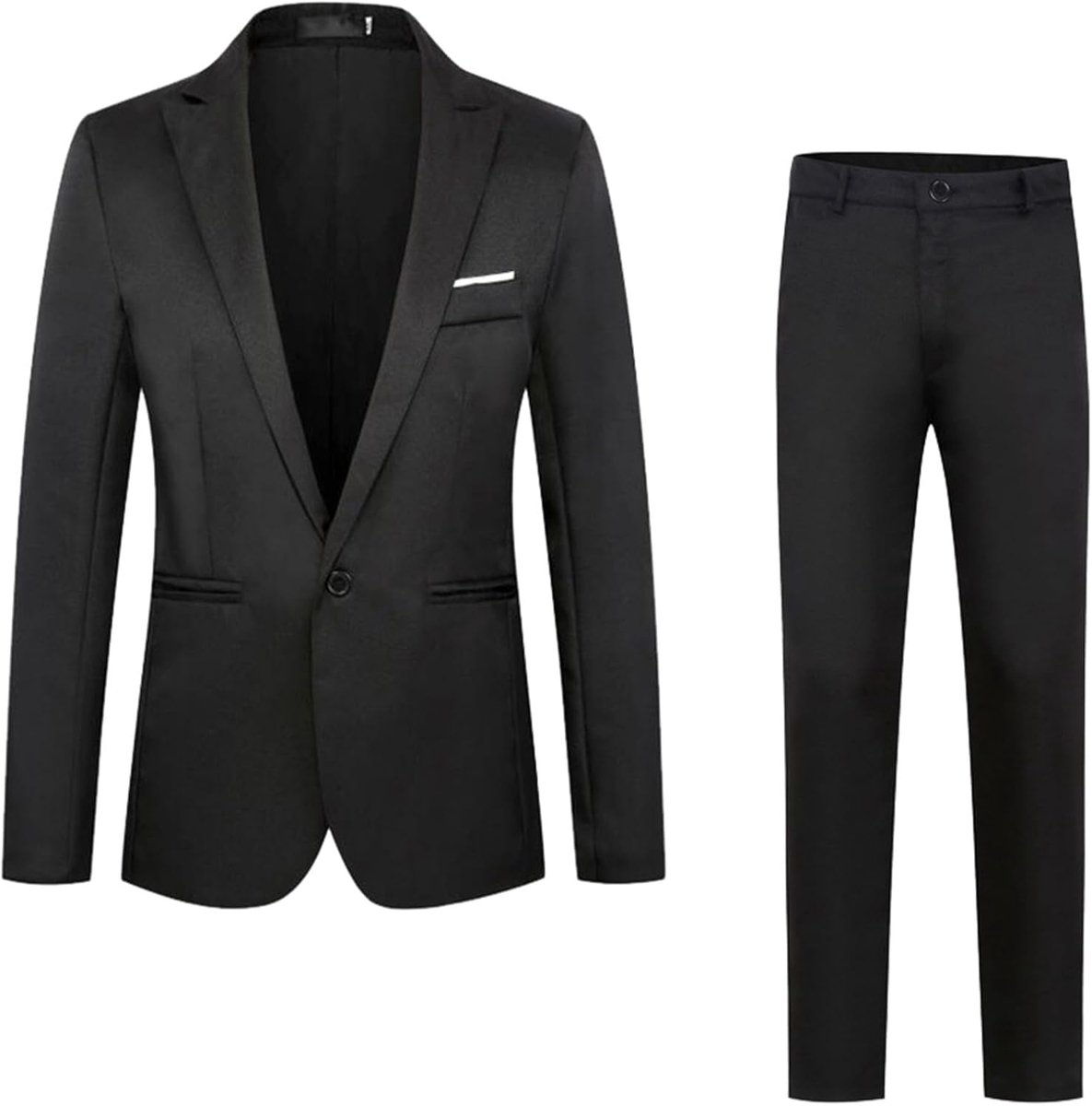 2-delige set voor heren, katoen, bovendeel en broek, joggingbroek, casual, ademend, licht, zomer, gym, hardlopen, training, vrije tijd, A19