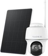 Reolink Argus PT Ultra - 4K Draadloze Batterij-buitencamera - Kleuren Nachtzicht - Automatische Tracking - Afneembaar Zonnepaneel - Dual-Band WiFi 6 - Tweewegs Audio