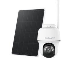 Reolink Argus PT Ultra - 4K Draadloze Batterij-buitencamera - Kleuren Nachtzicht - Automatische Tracking - Afneembaar Zonnepaneel - Dual-Band WiFi 6 - Tweewegs Audio