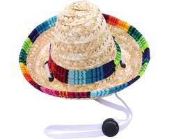 Leuke hondenmuts, verstelbare Chihuahua cosplaymuts, Mexicaans feestkostuum, huisdier, hond, verjaardag, kerst en Halloween kostuumdecoratie.