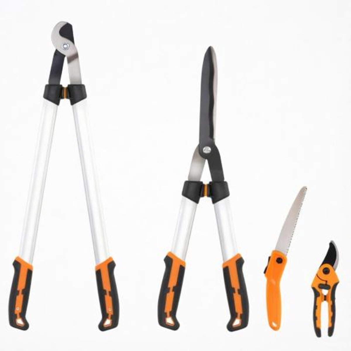 Rolipo Tuingereedschap Set 4-Delig - T Takkenschaar, Snoeischaar en Vouwzaag - Handgereedschap voor Tuinieren & Planten