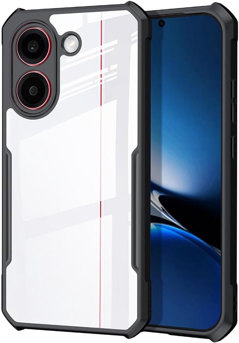 Case Compatible with Xiaomi Poco X8 Pro Max, Airbag Protection Transparent PC Back + Soft TPU Frame, Anti-Scratch - ShopVlot