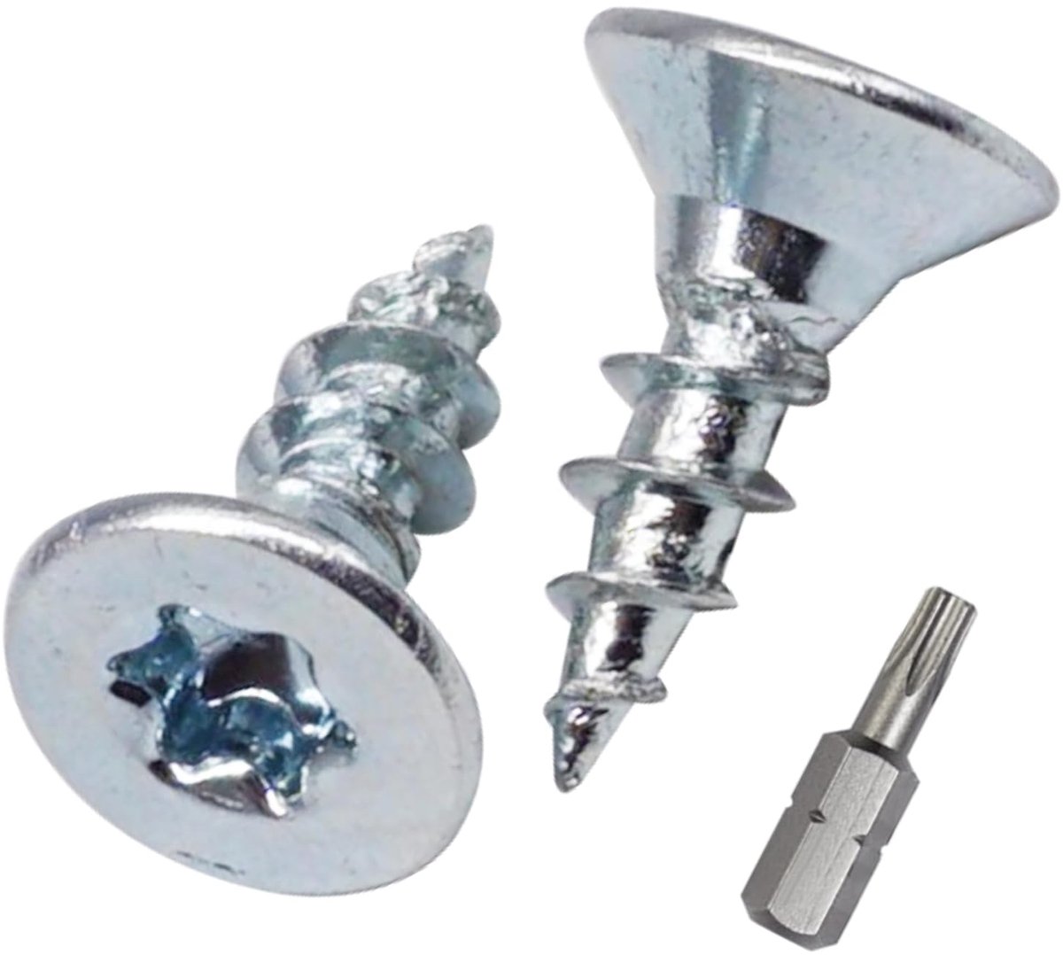 Houtschroeven 4 x 12 mm - Gegalvaniseerd - Torx kop - Ideaal voor houtconstructies - ShopVlot