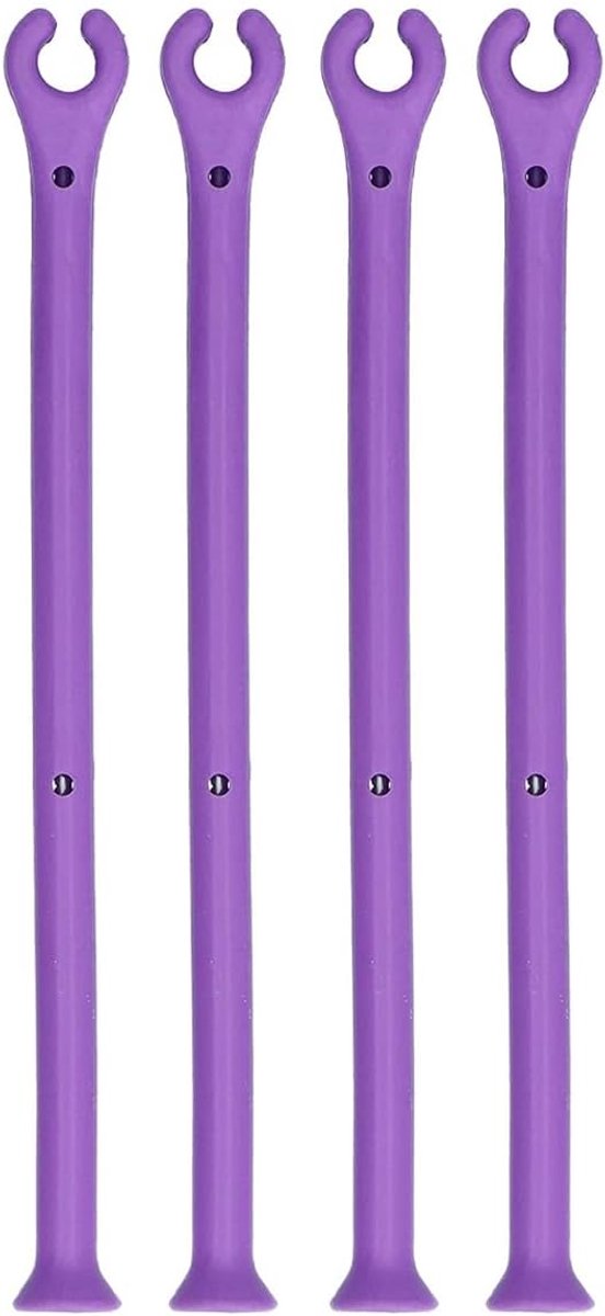 SnelShoppen - 4 Stuks Vaatwasser Bekershouder - Flexibele Silicone Glazen Bescherming - Verstelbare Cup Mount Rack voor Glaswerk - Ideaal voor Keuken