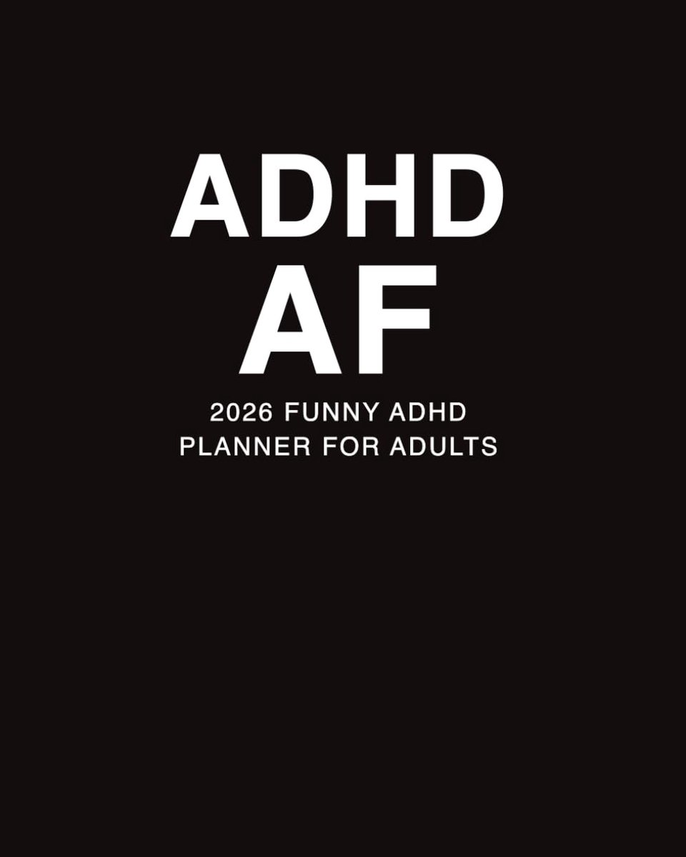 SnelShoppen - 2026 ADHD AF Planner voor Volwassenen - Grappige ADHD Organiser met Dagelijkse, Wekelijkse en Maandelijkse Pagina's, Rekenaars voor Reke