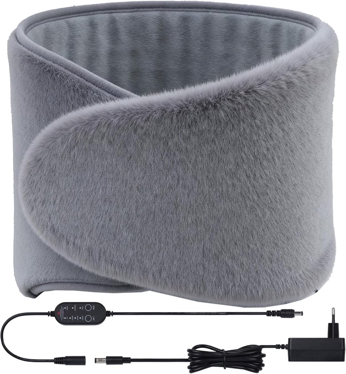 SnelShoppen - Warming Belt - Extra Brede Verwarmde Tailleband - Drie-Stage Temperatuurregeling (45-55-65°C) - Voor Rug-, Buik- en Menstruatiepijn - Za