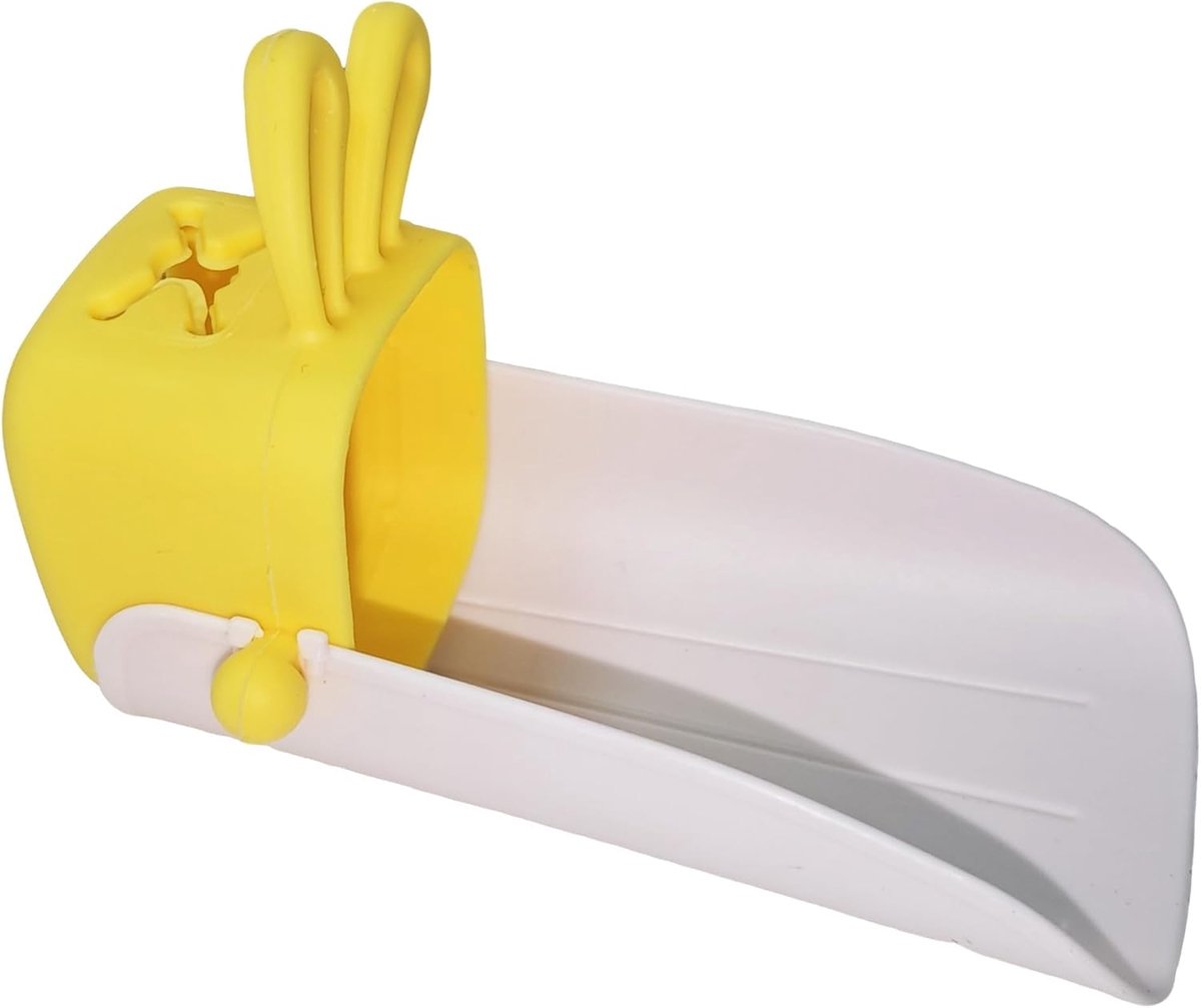 Faucet Extension for Kids, Cute Faucet Attachment with Hare Ears in Yellow, Easy to Install Faucet Extension for Kids - ShopVlot