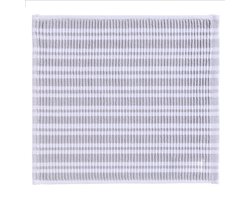 DDDDD - Theedoeken en Keukendoeken - Set van 8 stuks - Katoen - Ophanglusje - 30x30 cm - Lichtgrijs