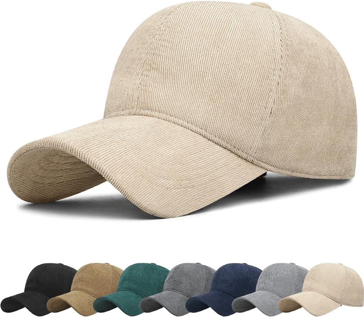 Honkbalpet voor de winter, uniseks, verstelbaar, warme wintermuts, katoen, hoogwaardige vintage pet voor vrouwen, winter-baseballpet, effen, warme baseballpet voor outdoor-reizen