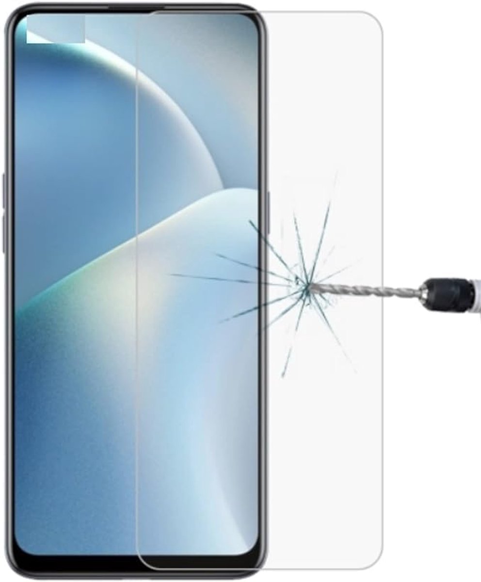 Nr. 2 displaybeschermfolies (2 stuks), compatibel met TCL 50 SE T611B, displaybeschermfolie van gehard glas, schokbestendig, krasbestendig