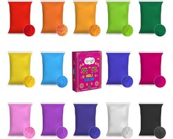 Holi Color Gulal Powder Water Soluble Natural Festival Photo Shoot Rangoli Rainbow Powder Sacred Color Bag Dog - ShopVlot