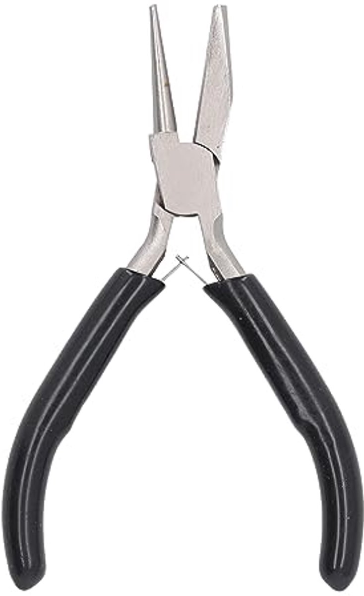 5 Inch Half Concave Round Nose Design Carbon Steel Wire Looping Pliers Non-slip Handle Wire Looping Pliers for DIY - ShopVlot