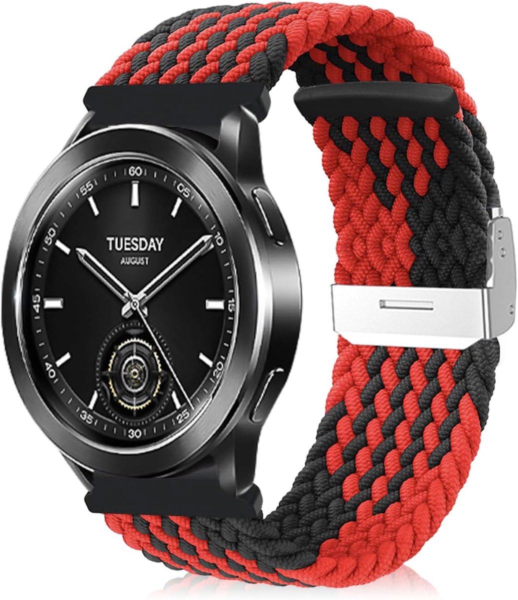 22mm band, women men elastic nylon breathable braided watch bands - ShopVlot