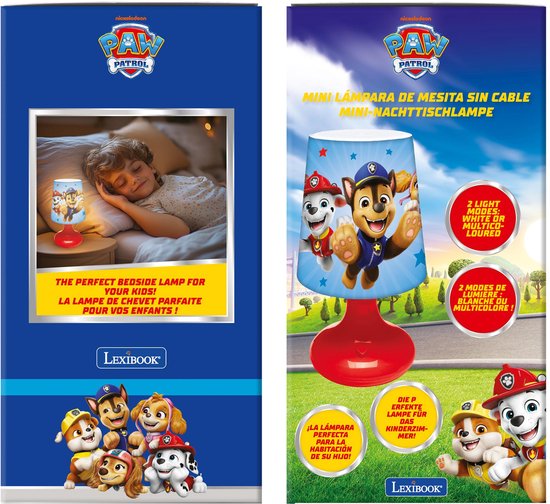 Lexibook - Paw Patrol - Draadloze Mini Nachtkastlamp & Nachtlamp van Lexibook — afbeelding 5