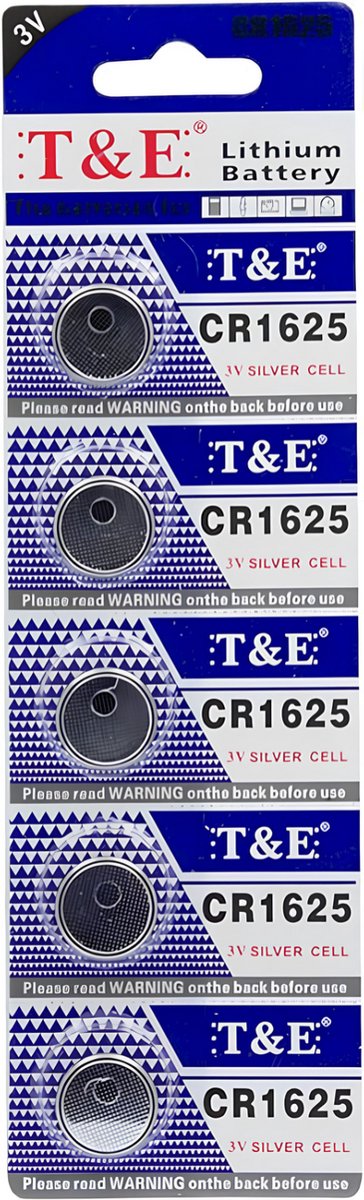 CR2016 Knoopcel Batterij - 5 Stuks
