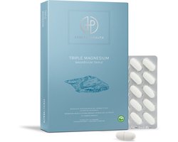 Perfect Health - Magnesium Bisglycinaat Tabletten - 30 Stuks - Tegen Vermoeidheid - Voor Zenuwstelsel & Spieren - 1690mg Hooggedoseerd - Taurine - Vegan