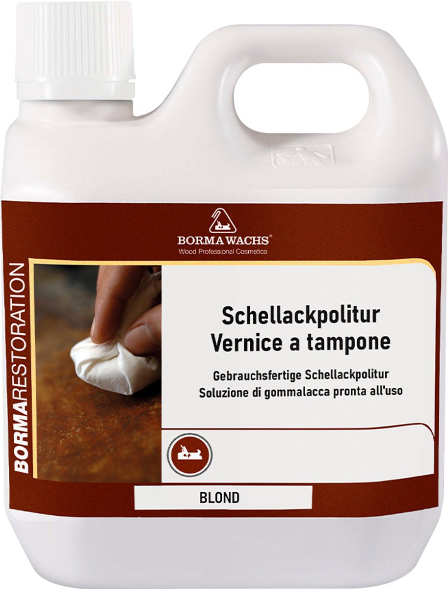 Borma Wachs Schellak Politoer Oranje 5 liter