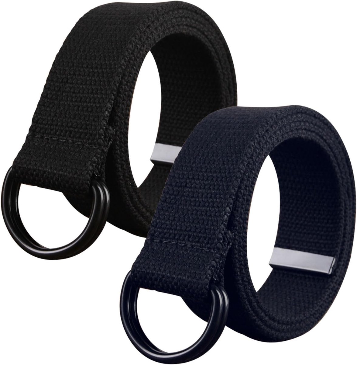 Heren riemen 2-pack - canvas riem - verstelbaar - perfect voor leisure en reizen - ShopVlot
