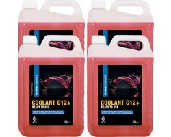 Lindemann Koelvloeistof G12+ - Koelvloeistof Auto Roze - Coolant - Vorstbescherming - 5L (4-pack)