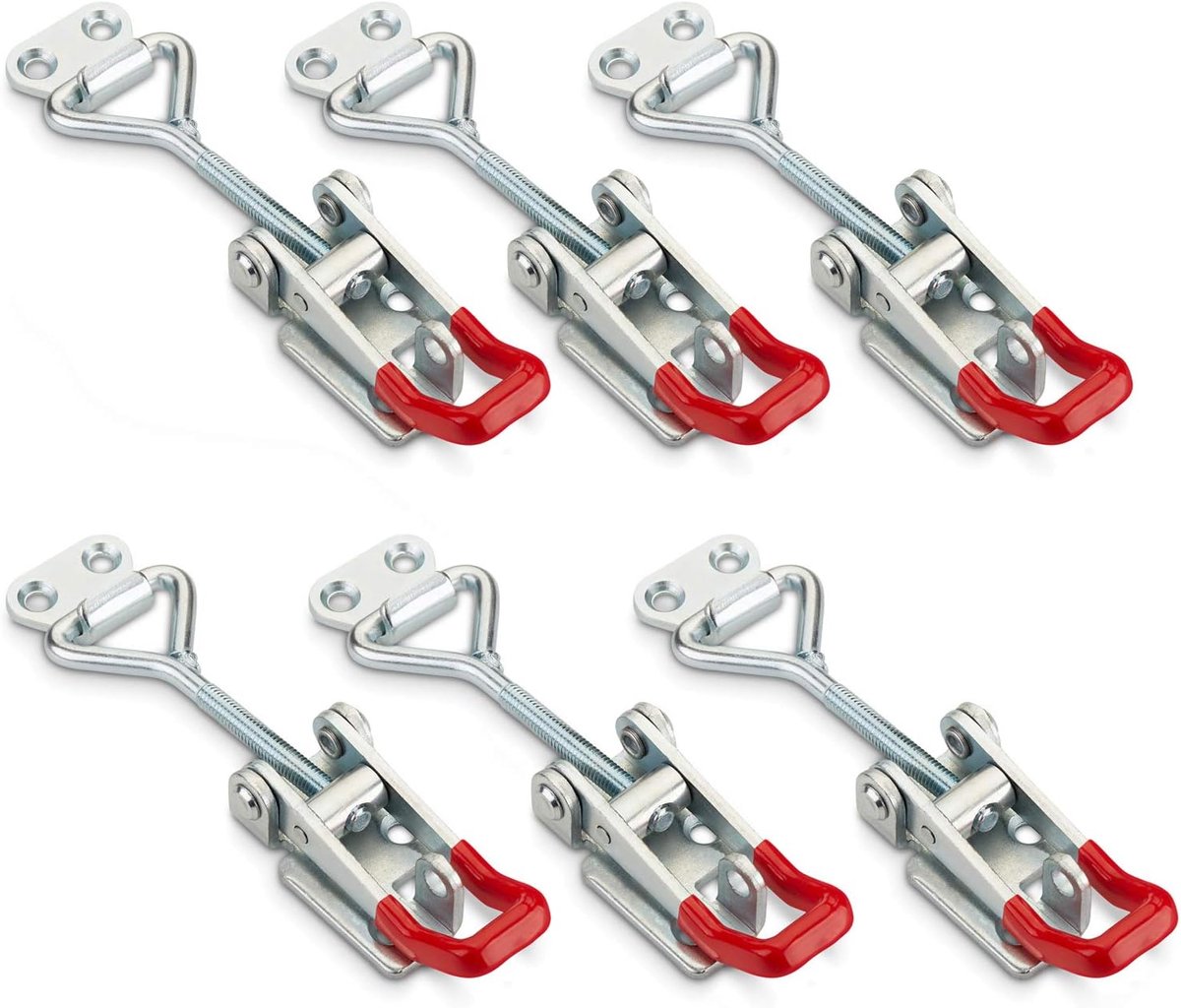 Tension clasp M6 set van 6 - verzinkt staal - verstelbaar - voor veilige sluitingen - ShopVlot