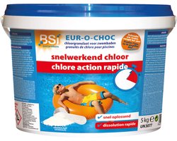 BSI - Eur-O-Choc Chloorgranulaat voor zwembaden - Snelwerkend chloor - Zwembad - Spa - 5 kg