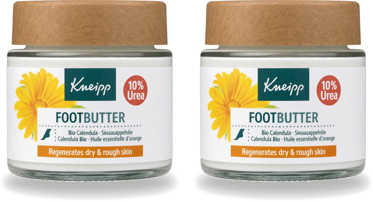 2 x Kneipp - Voetbutter - Calendula - Met citrusgeur - 100 ml - Bulkverpakking - 2 stuks