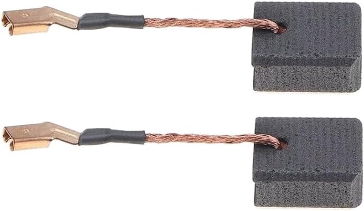 2 x Trade-Shop koolborstels motorkoolborstels 6,2 x 12 x 14 mm, compatibel met Dewalt DWE4207 DWE4214 DWE4215 DWE4216 DWE4217 DWE4238 vervangt N421362 / haakse slijper