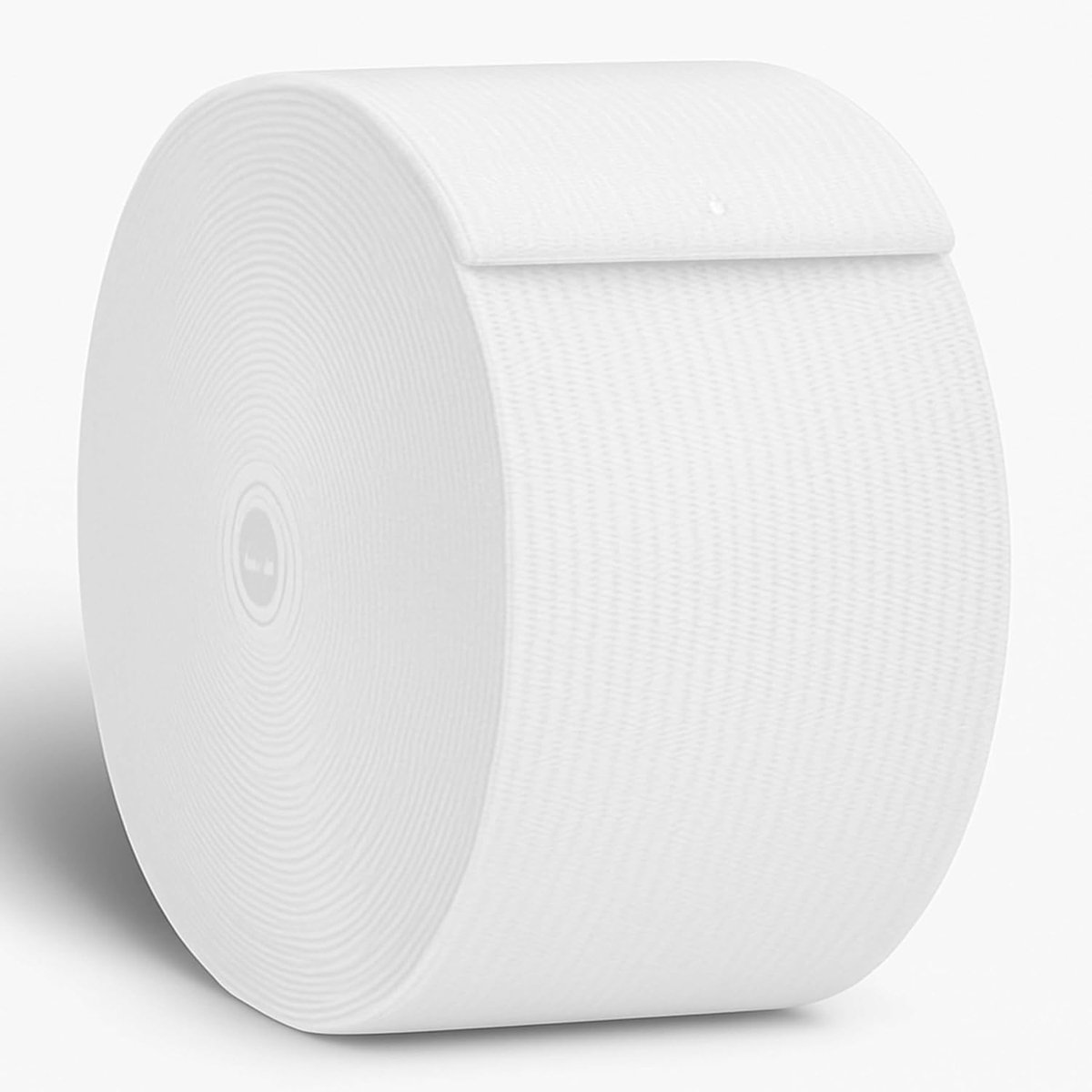 Elastiek Band X1 | 6M LANG |✮✮LEVENSLANGE GARANTIE✮✮|50MM BREED | WIT | Rekbaar Polyester Materiaal, Brei Accessoires, Sterk kledingelastiek voor Kleren, Broeken (1-Wit-6 M-50MM)