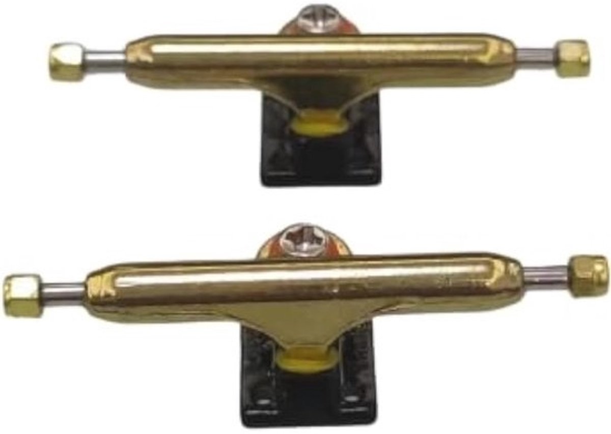 Professionele Toetsenborden Vrachtwagens 34 mm G3 Plating Hanger Omgekeerde Kingpin Mini Vinger Skateboard met Verbeterde Bussen en Pivot Cups