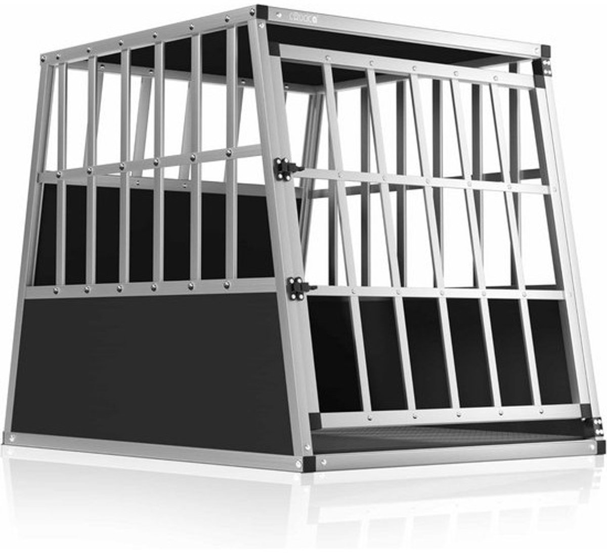 Aluminium Honden Transportbox (L) 90x66x72cm Veilig en Comfortabel Vervoer