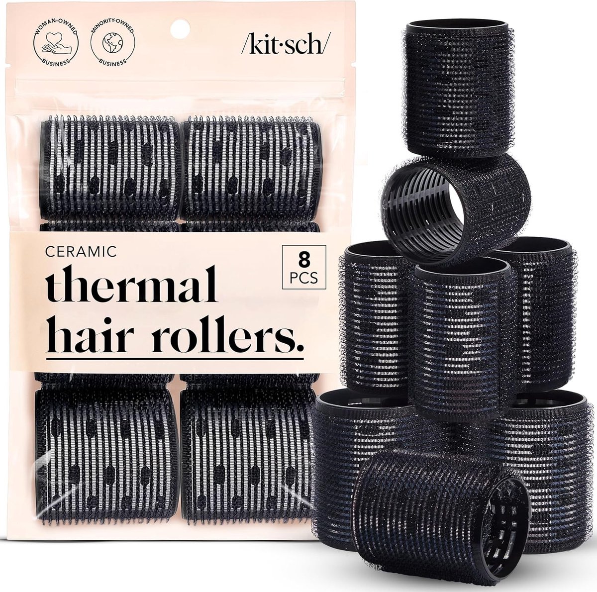 Heatless curls - Variatie Pack - Keramische Thermische Haarrollen - Zelfklevende Haarkrullers voor Alle Haarlengtes