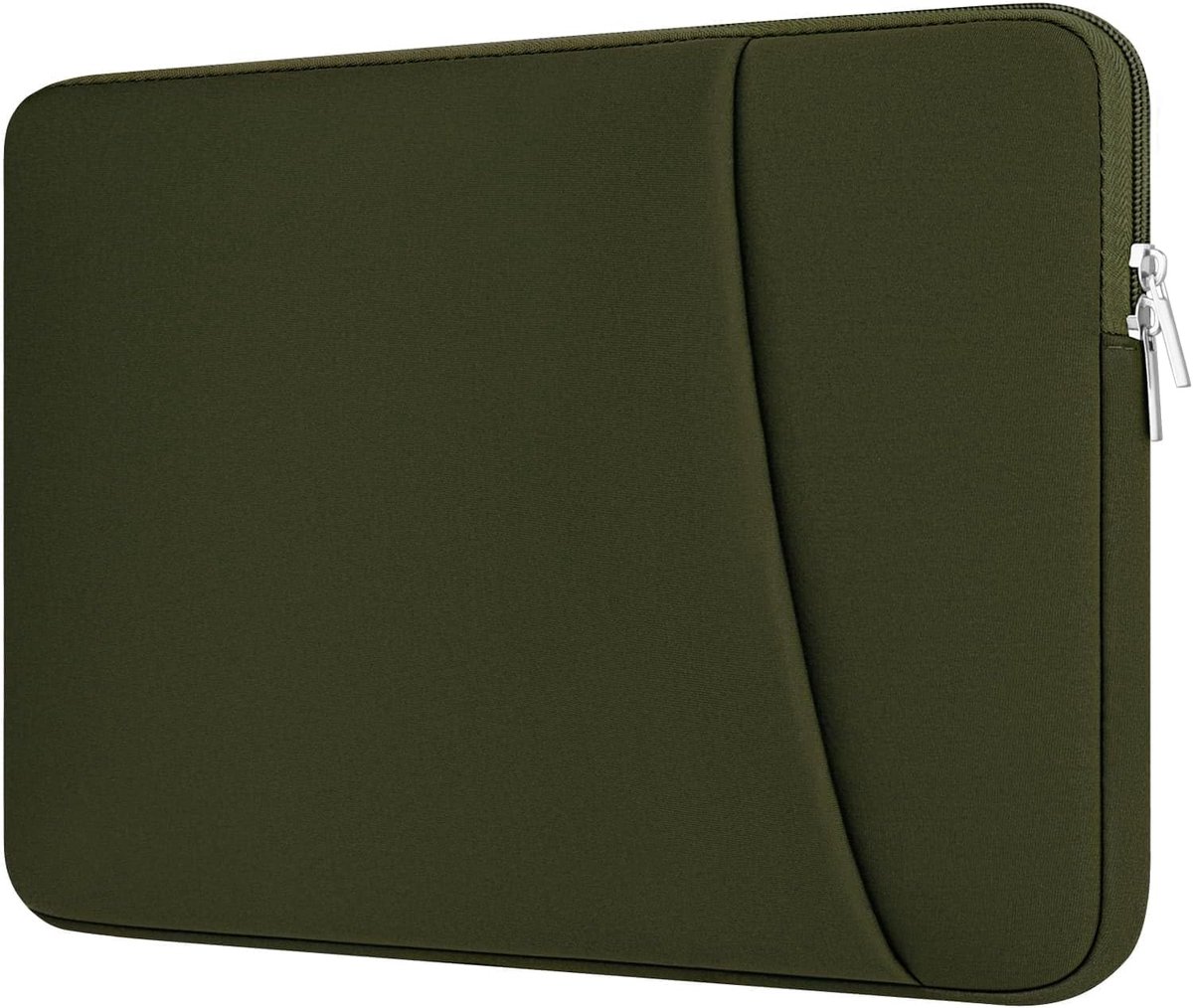 13 Inch Laptop Mouw Hoes Compatibel met Macbook Air 13.6 Inch M4 M3 M2 2025-2022, 14 Inch Macbook Pro Draagbare LaptopHoes Tas met Front Pocket Schokbestendig Gewatteerde Computer Pouch Cover