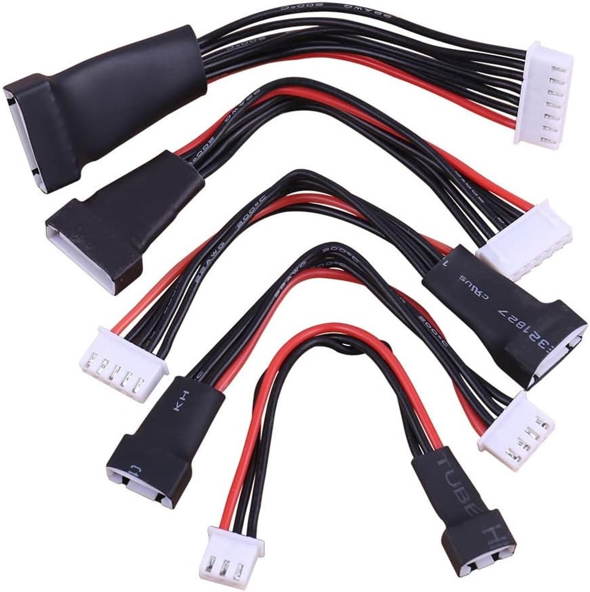 LiPo Accu Balancer Oplaadkabel voor RC Drones, Quadcopter en Multirotors - 2S tot 6S, 10 cm lengte, Geschikt voor Modelbouw en Hobbygebruik