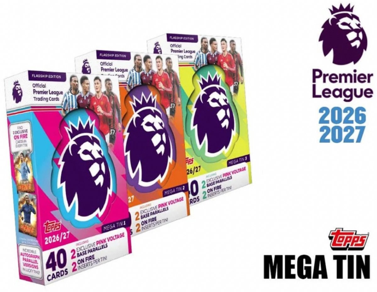 Topps Flagship Premier League 2026/2027 – Mega Tin