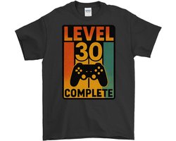Gamer Shirt – LEVEL 30 COMPLETE – Verjaardag Outfit – Unisex T-Shirt voor Dames & Heren – Leuk Cadeau