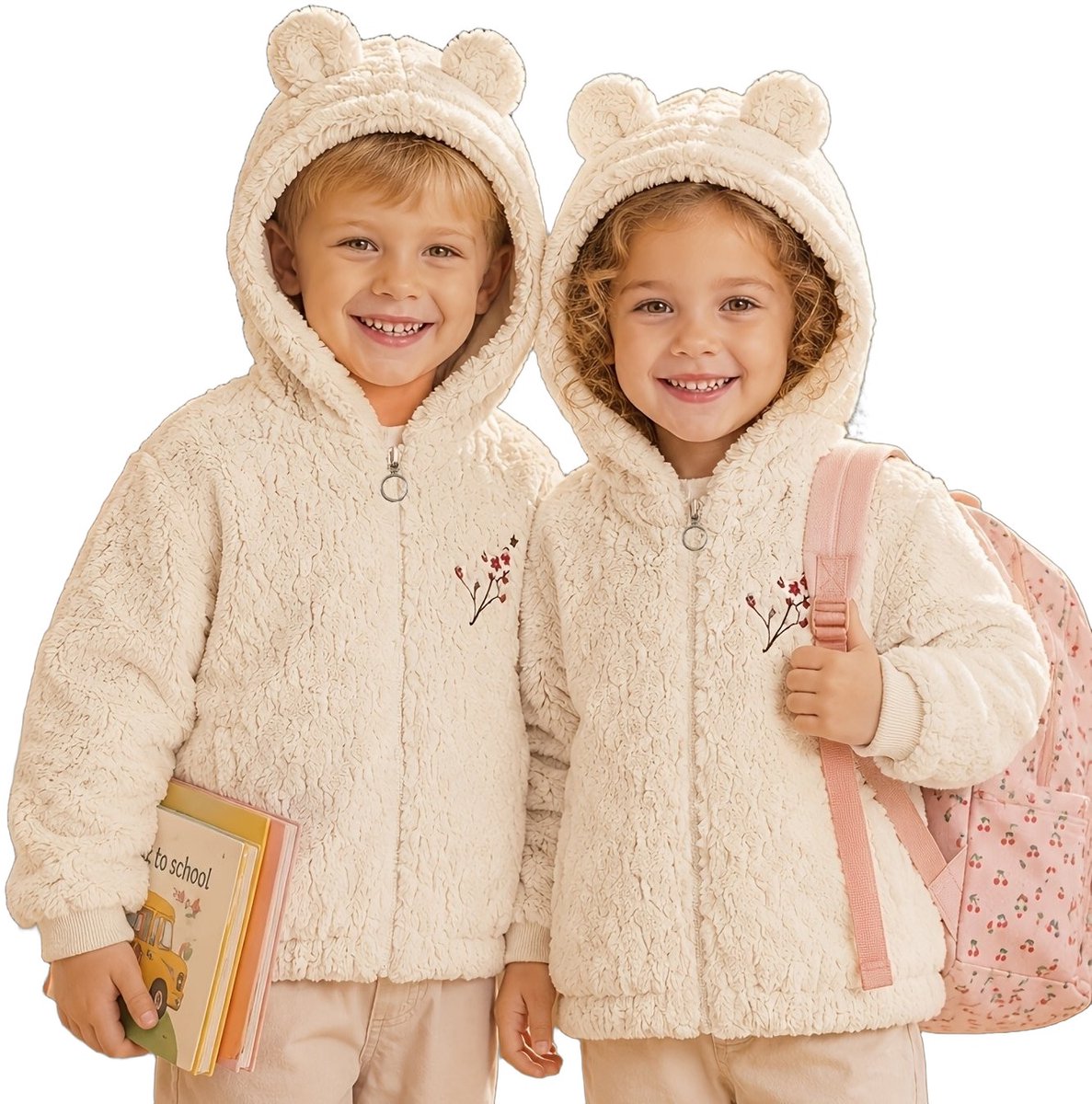 Currero Winterjas Parka Meisjes Lange Jas Meisje Wintermantel Overjas Gewatteerd Waterdicht Winter Stijlvol Mantel Kinderen 6 Jaar Beige